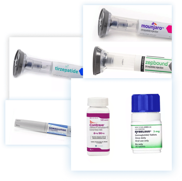 A collection of different injectors and syringes arranged on a surface, showcasing various designs and sizes.