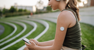 woman resting after a walk