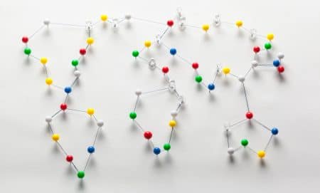 Network with pins