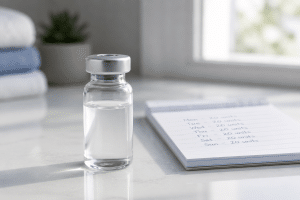 Minimalist medicine and schedule setup